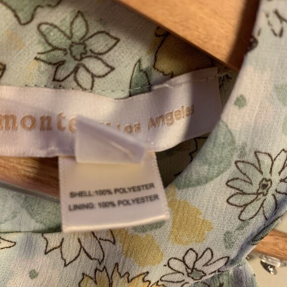 NWT Monteau Los Angeles Dress S Halter High Neck Sleeveless Sundress Lined 3522 - Picture 5 of 12